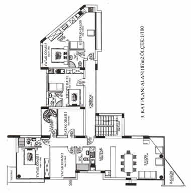 KYRENIA COURT SUITES XI - Apartments - 3rd floor plans